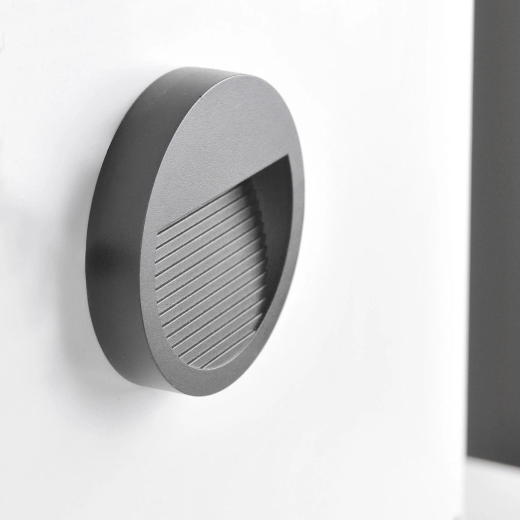 Lampada LED da incasso rotonda 3W 4000K IP44 grafite Polux