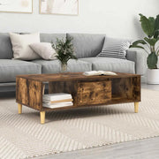 Tavolino da salotto Rovere fumé 102 x 55 x 35 cm 876193