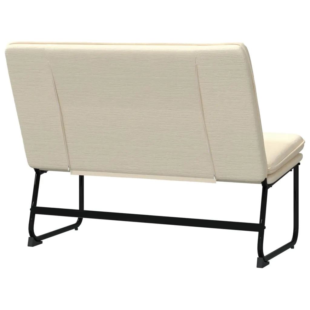 Panca Crema 100x75x76 cm in Tessuto 351327