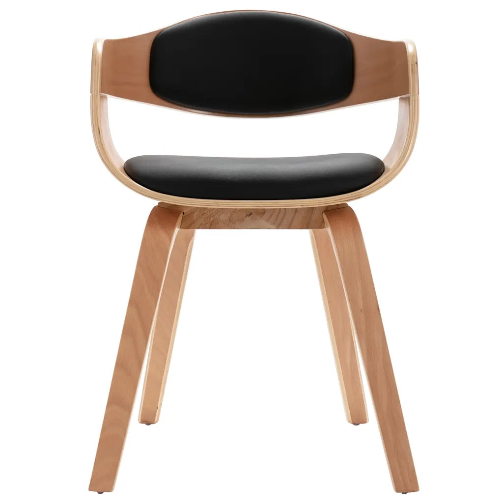 Sedie da Pranzo 2 pz in Legno Piegato e Similpelle 287388