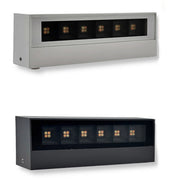 Trade Shop - Applique Led Da Esterno A Doppia Emissione 14 Watt Cct 3 Tonalità Di Luce Ip65 176-3c -