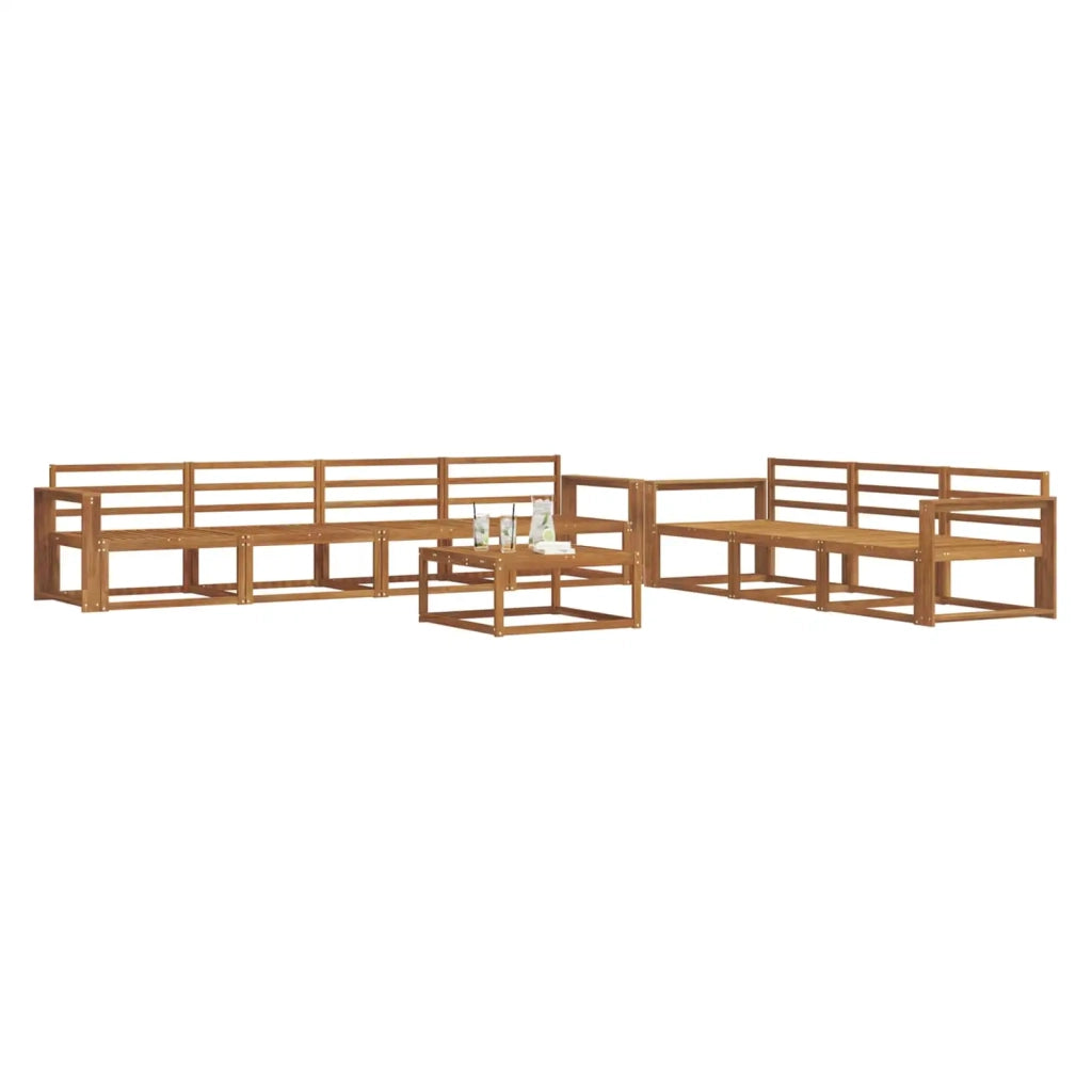 Set di divani da esterno 8 pcs Naturale 3367302