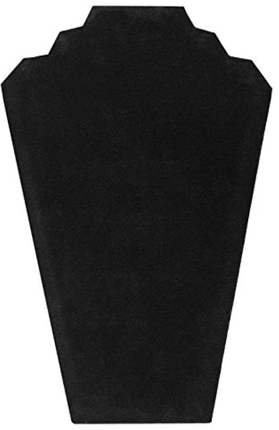 Supporto per catena in metallo nero, supporto per collana, hanger per catene e collane, disegno a strati, 21x32 cm