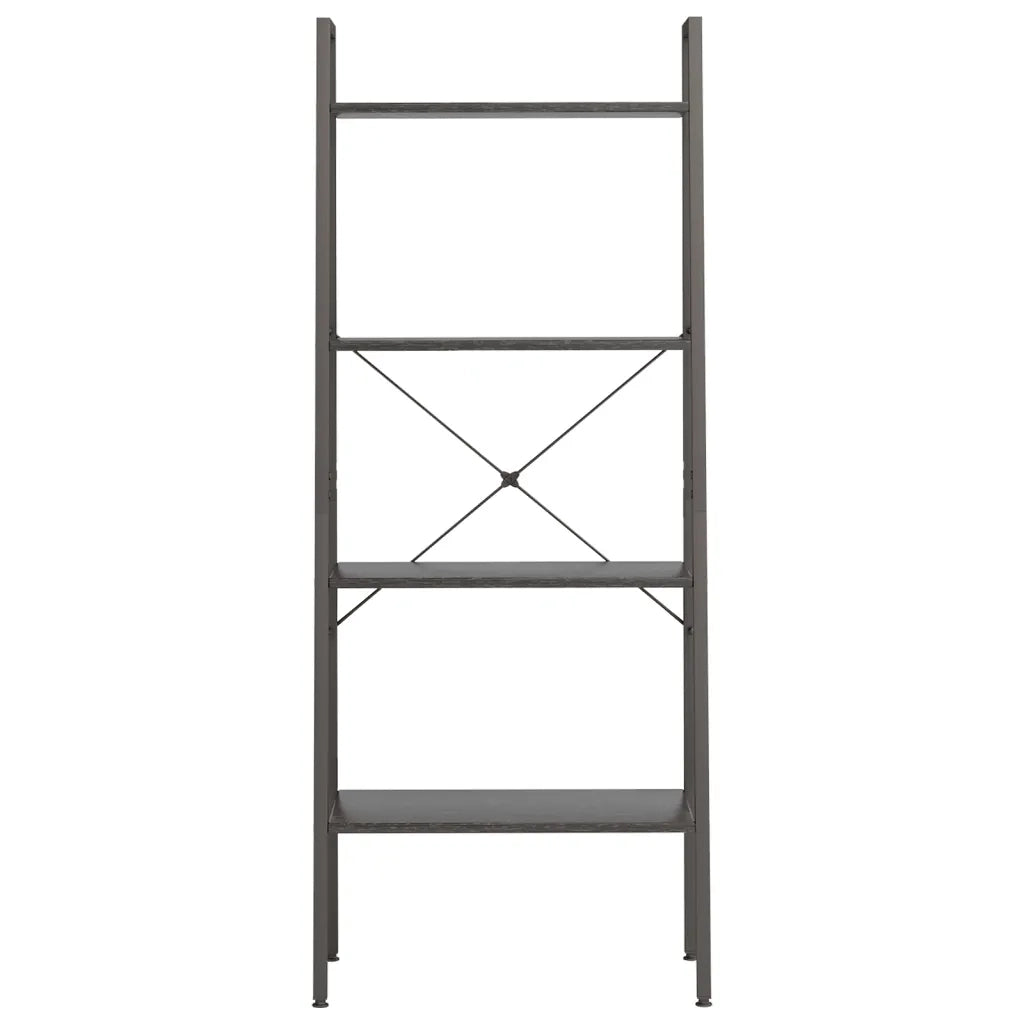 Scaffale Autoportante con 4 Ripiani Nero 56x35x140 cm CFW4741224