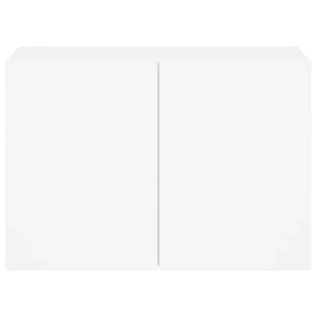 Mobile TV multimediale scaffale TV mobile TV credenza per sala da pranzo soggiorno camera da letto montaggio a parete 60 x 30 x 41 cm bianco 02_0027795