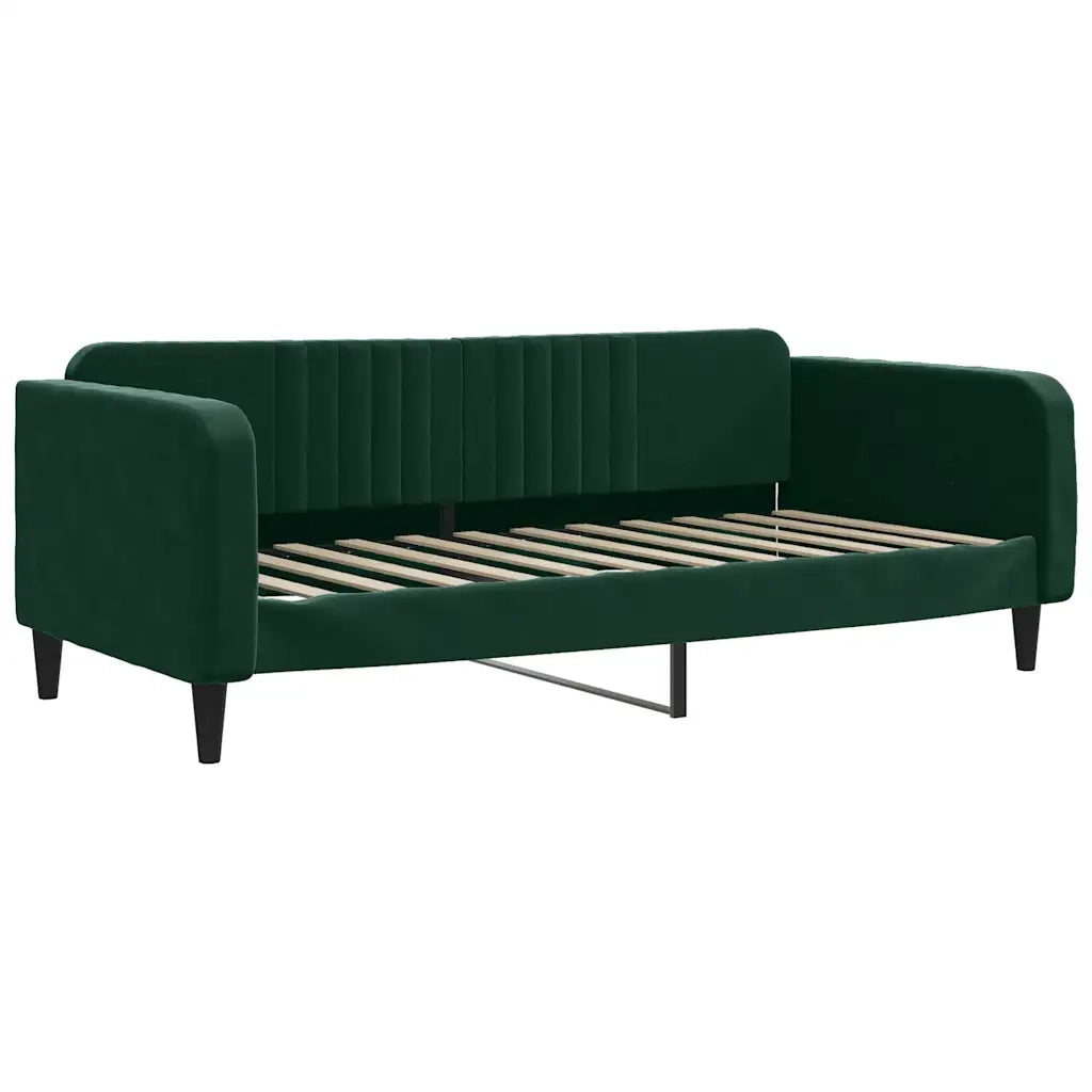Letto da Giorno Verde Scuro 90x200 cm in Vellutocod mxl 118616