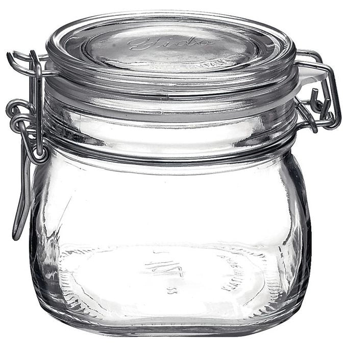 Bormioli Rocco Vaso Vetro Fido con Tappo Ermetico 0,5 lt