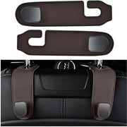 Supporte per parete 2 pezzi - Haken multifunzionali - Spazzola microfibra - Haken universali - Nero/Caffè - 16 x 2,5 cm - Haken automatici