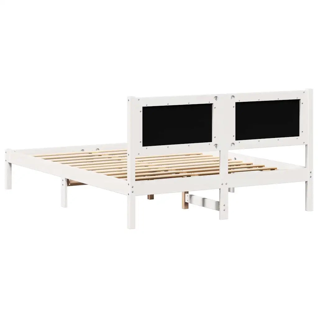 Struttura del letto Grigio chiaro 140 x 200 cm Pino massello 878188