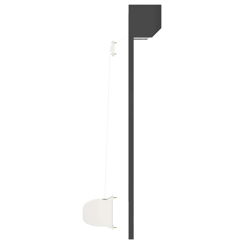 Persiana a rullo Antracite 80 x 100 cm Alluminio e poliuretano CFW1426072