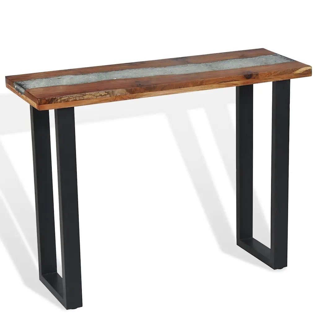 Tavolo Consolle in Teak 100x35x75 cm 245065
