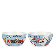 Bolo spiderman hero disney in new bone china decorata cc 590 azzurra