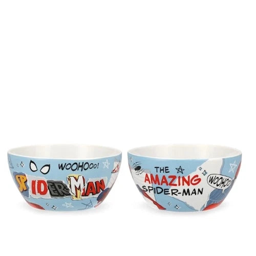 Bolo spiderman hero disney in new bone china decorata cc 590 azzurra