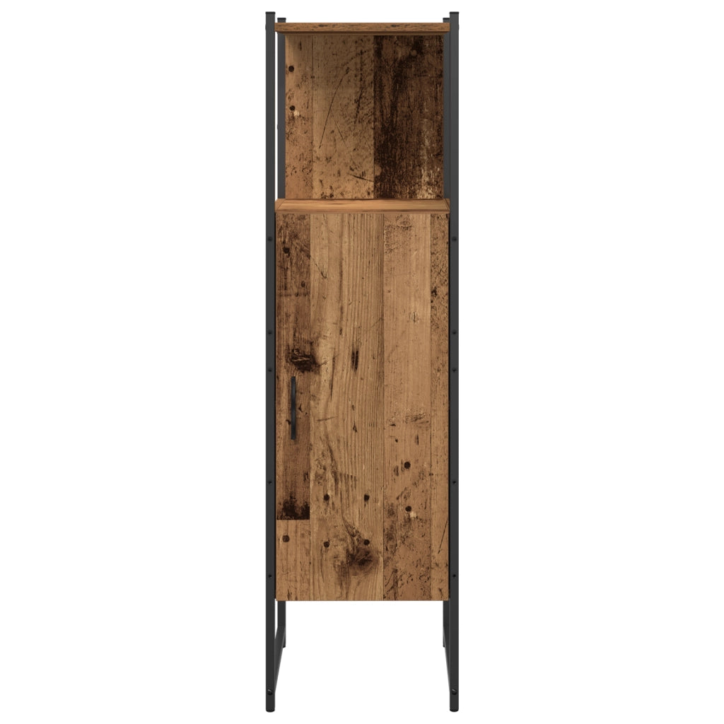 Set di mobili da bagno 4 pezzi Legno invecchiato Legno ingegnerizzato