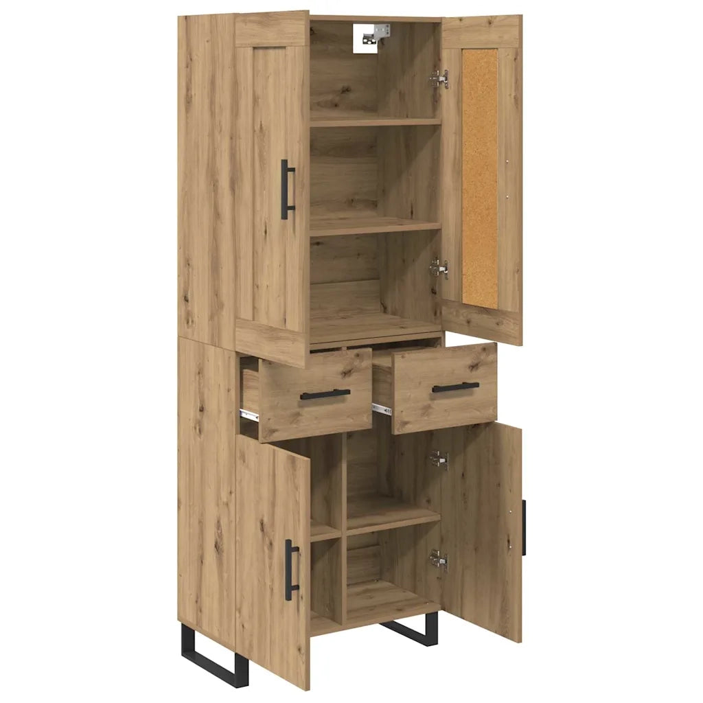 Credenza con cassetto Rovere artigianale 69,5 x 34 x 180 cm 3415884
