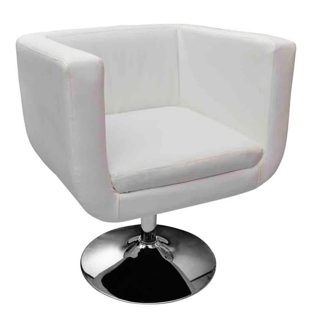Poltrona/sgabello/poltrona da club regolabile in bianco dal design moderno 1102020/3