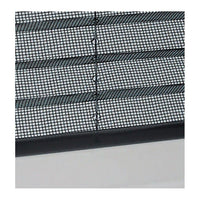 Zanzariera a Plisse per Finestra 85x160 cm Riducibile Bronzo