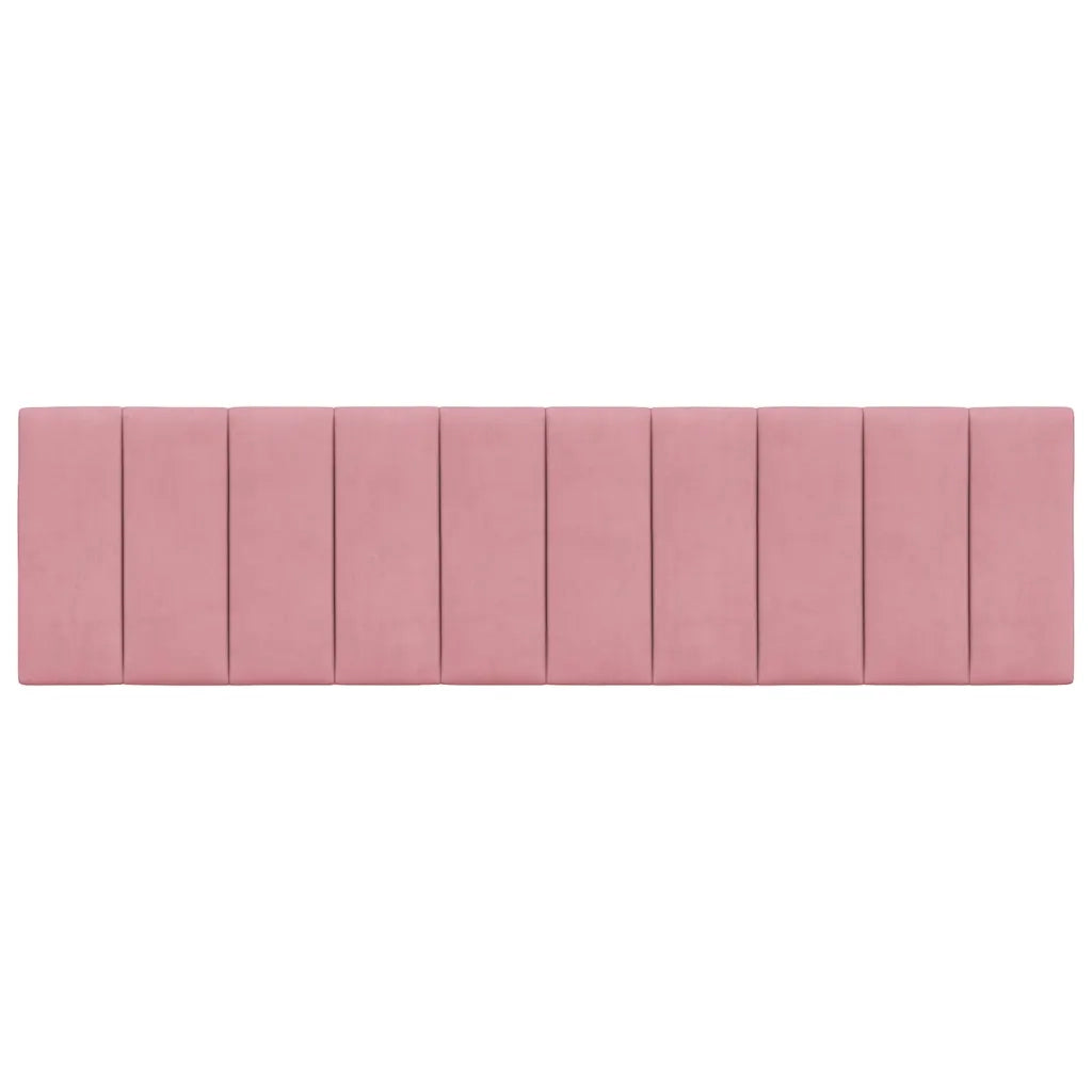 Cuscino Testiera Hanko Rosa 180 cm in Velluto CFW5616692