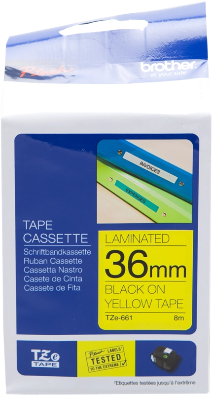 Brother TZE-661 nastro per etichettatrice TZ