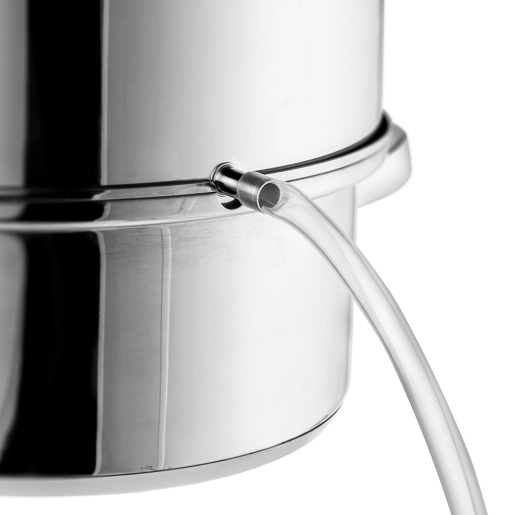 Tubo flessibile per spremiagrumi KADAX con morsetto, lunghezza 34 cm, diametro 11 mm, in silicone.