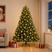 Albero di Natale artificiale con palline 240 cm 300 LED 3466508