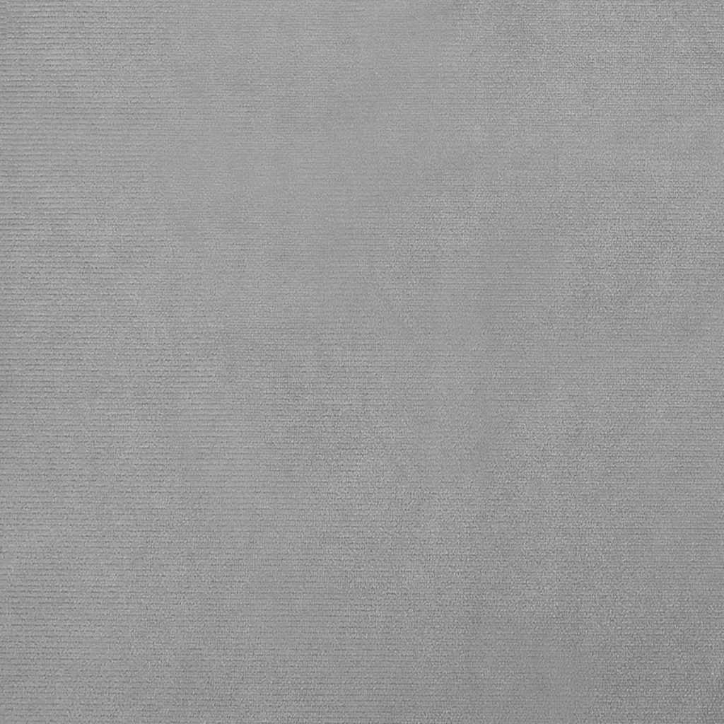 Cuccia per cani comoda cesta da divano colore chiaro 80 x 45 x 30 cm velluto grigio 02_0043122