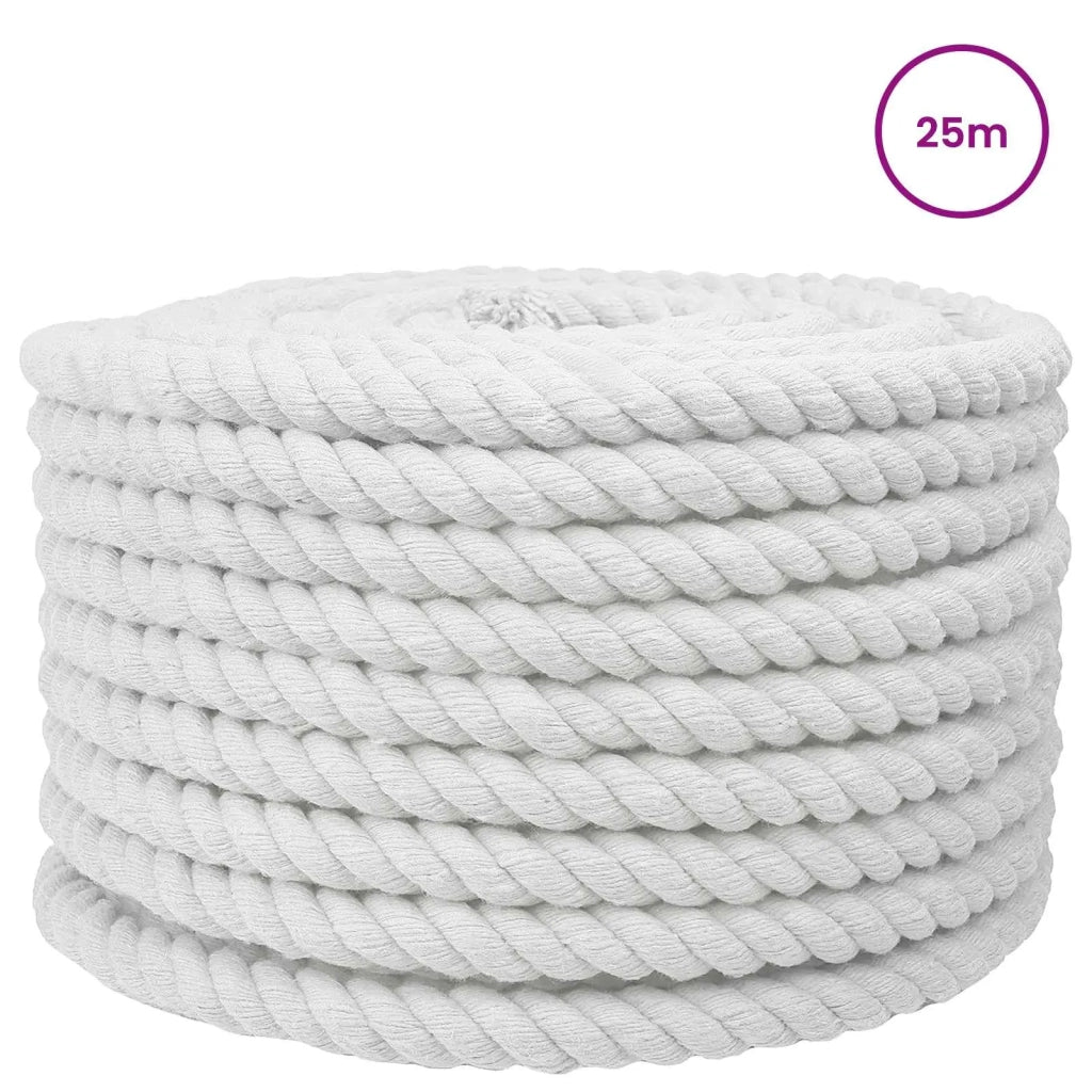 Corda Bianco 2,4 x 2,4 x 2500 cm Cotone 42011876