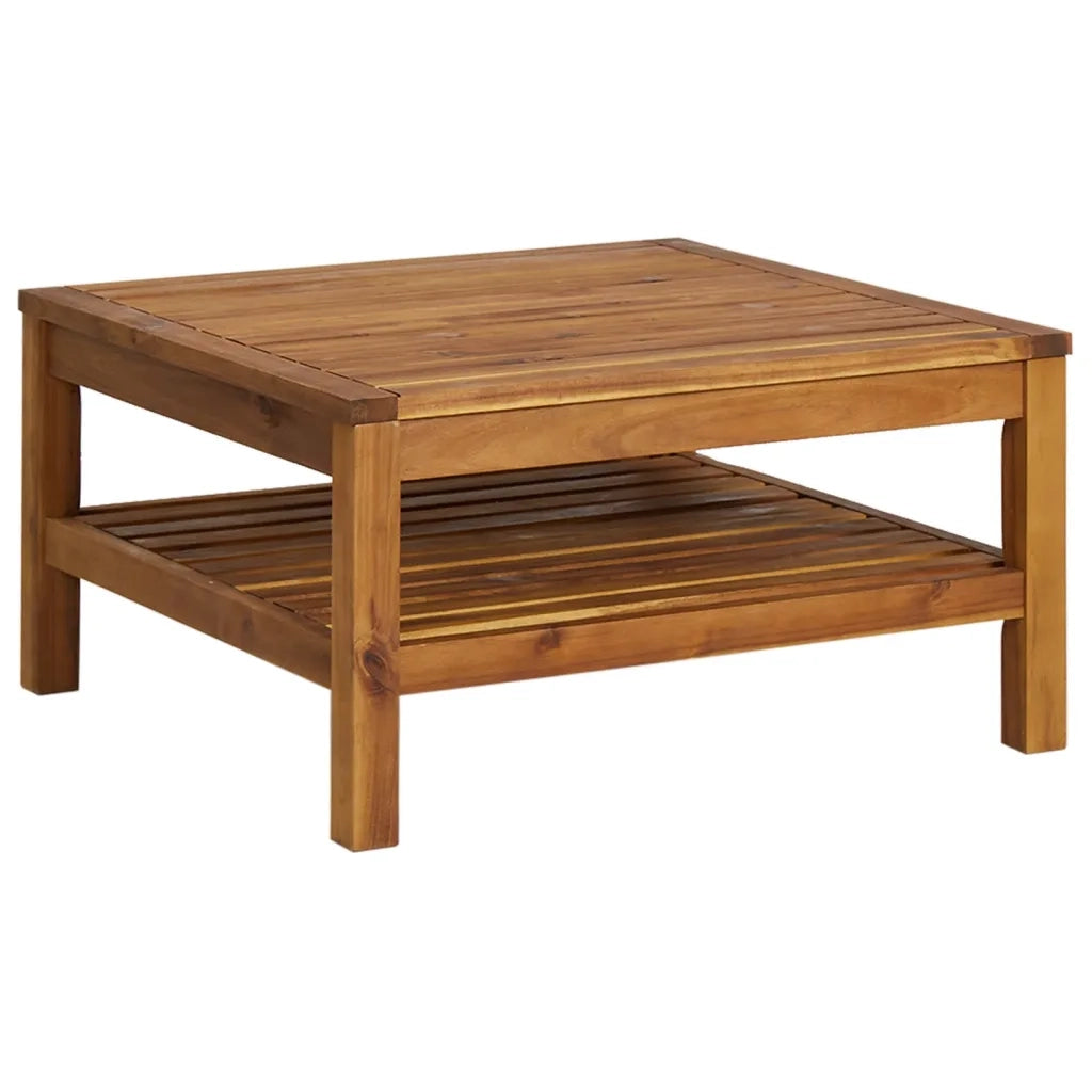 Set Divani da Giardino 9 pz con Cuscini Crema in Legno Acacia 3086945