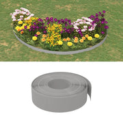 Bordature da Giardino 5 pz Grigie 10 m 15 cm in Polietilene 3155443