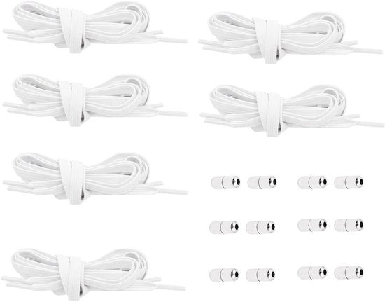 Cinture Elastiche - 6 Paia - Chiusura Metallica - Adattabile - Antiscivolo - Lavabili e Riciclabili - Cinture Elastiche