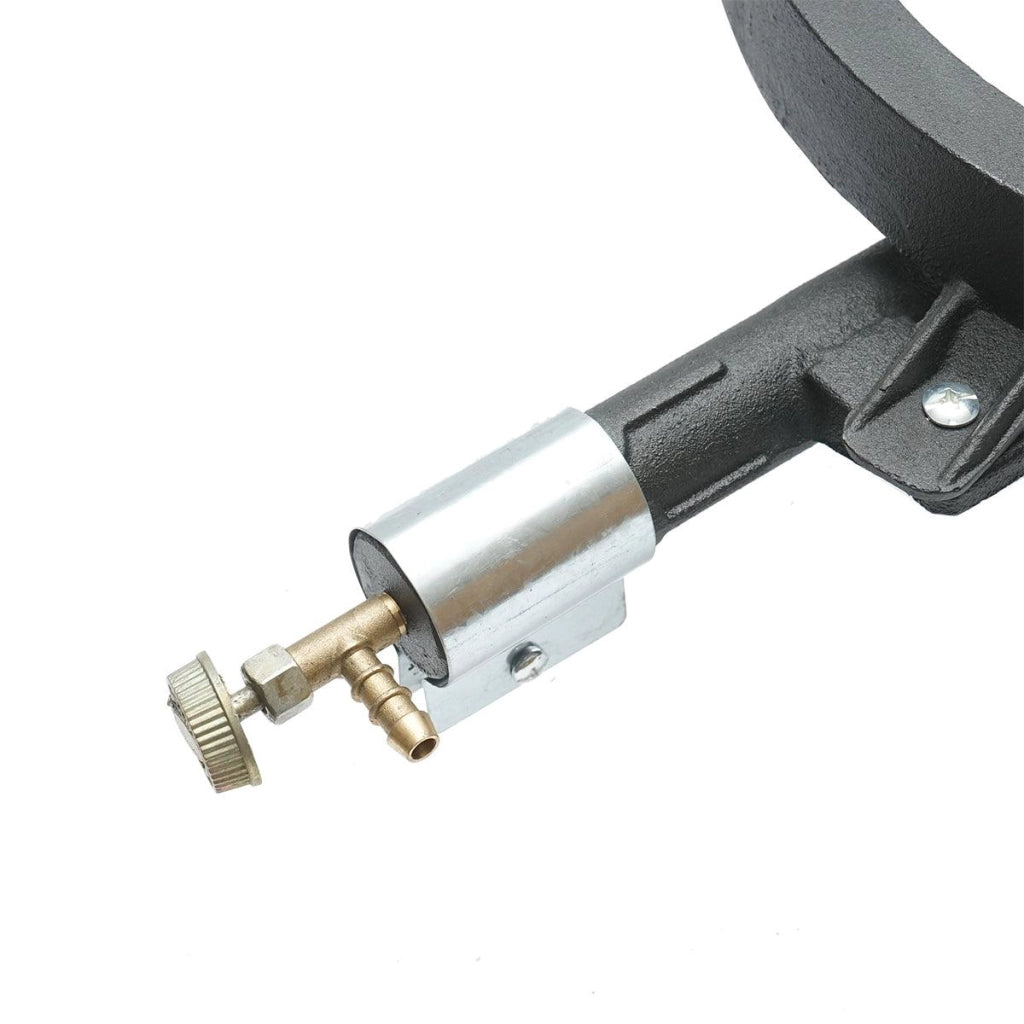 Fornellone a Gas Portatile in Ghisa, 3 Piedi, 330×110 mm, Bruciatore 106 mm, 6 kg, Fornello Ghisa per Campeggio e Esterni