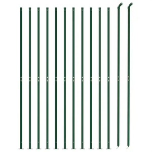 Recinzione a Rete con Flangia Verde 2x25 m 153950