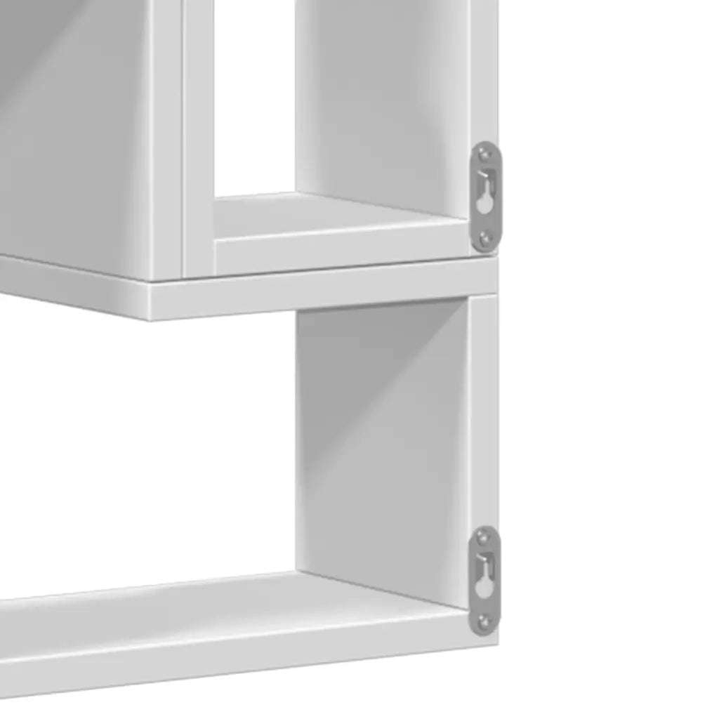 Scaffale a Parete Bianco 90x12x64 cm in Legno Multistrato 840800
