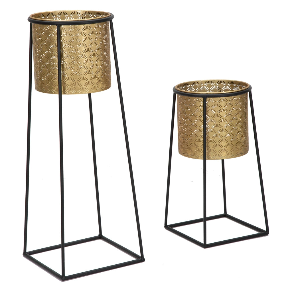 Tikal, Vaso set 2 Vasi, Portavasi Rimovibili, oro