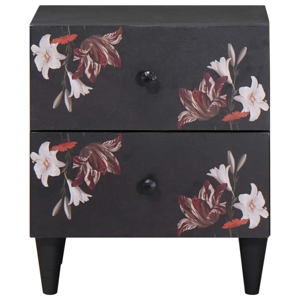 Comodino con cassetto 2 pcs Marrone 40 x 33,5 x 46 cm
