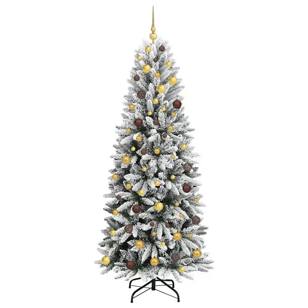 Albero di Natale artificiale con 300 LED Bianco 210 cm