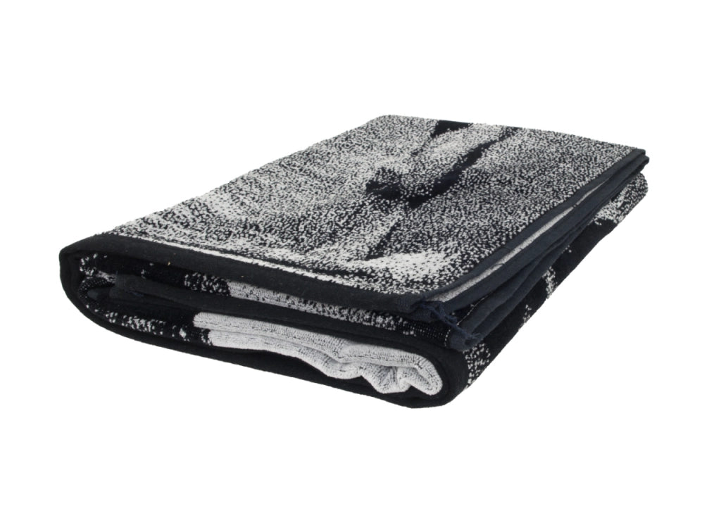 Telo Mare Jacquard Spugna Asciugamano Spiaggia Disegno Safari Horse D3