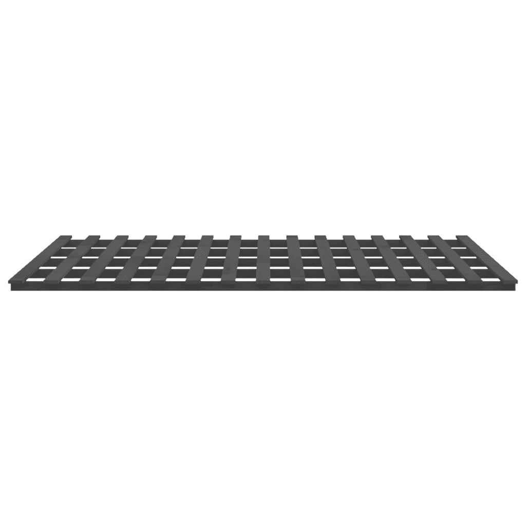 Giroletto Grigio 180x200 cm in Legno Massello di Pino 824585