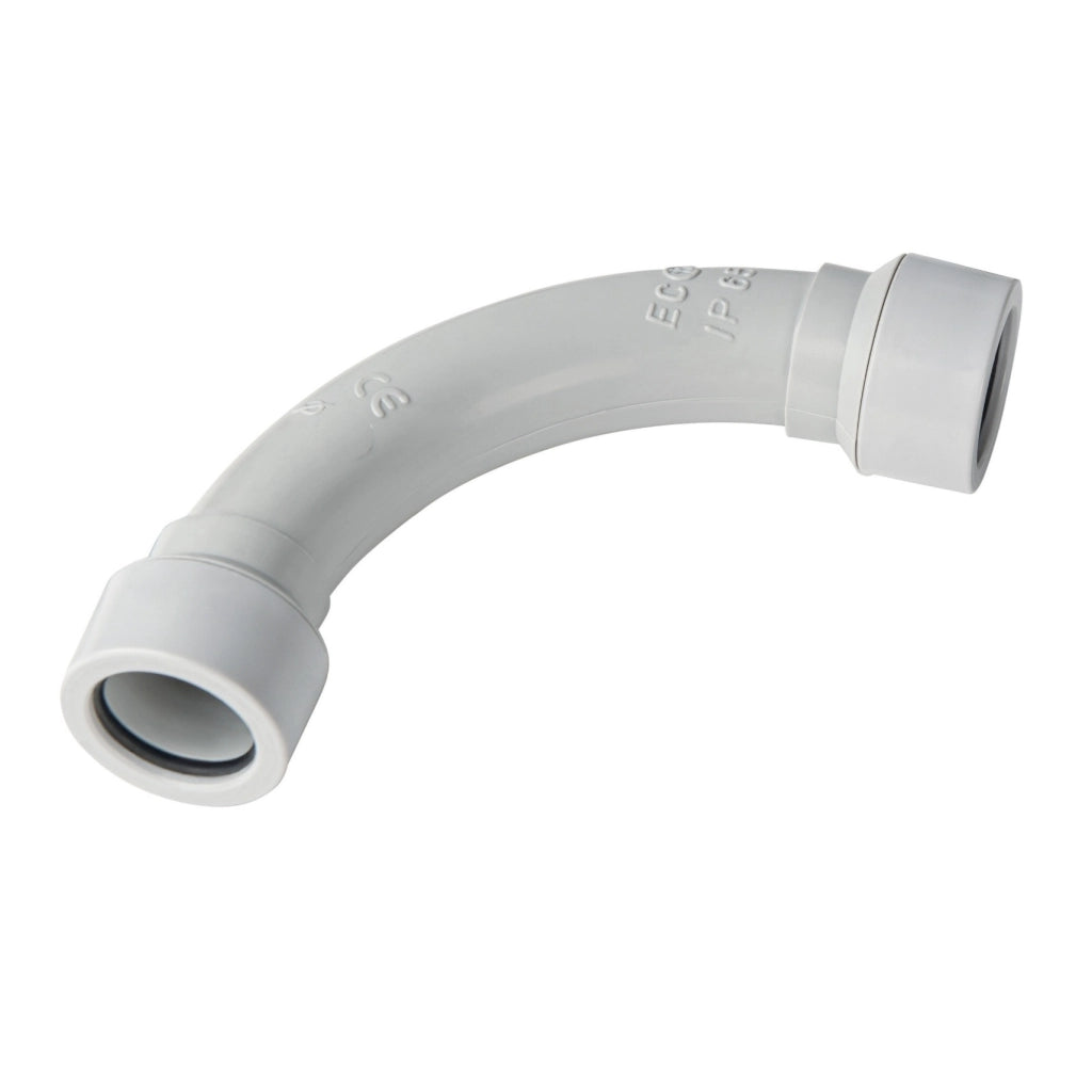 CURVA A 90 GRADI IP65 TUBO/TUBO D.20MM.