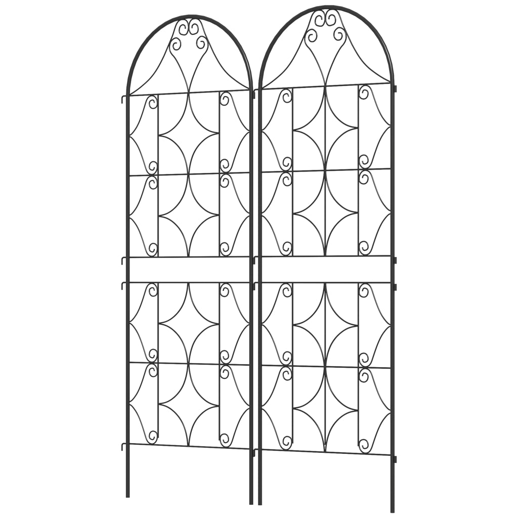 Griglia per piante rampicanti ¨C Zephmum ¨C Nero 50x150 cm