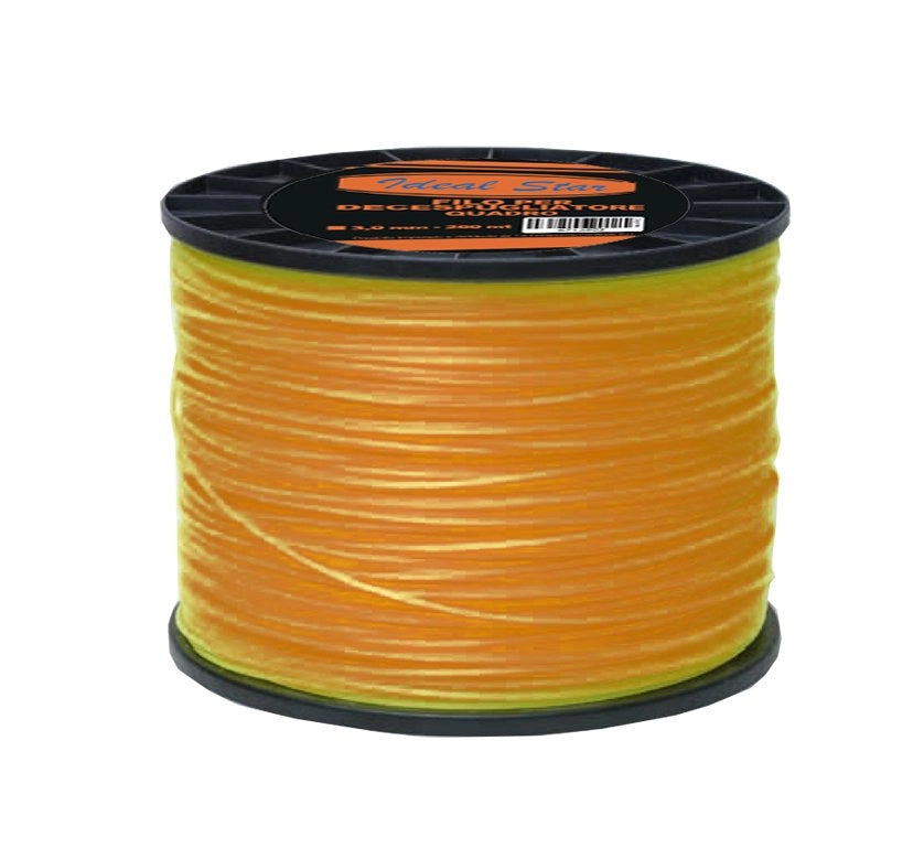 FILO PER DECESPUGLIATORE QUADRO MAXI IDEAL STAR mm 3,3x160 mt - IDEAL STAR