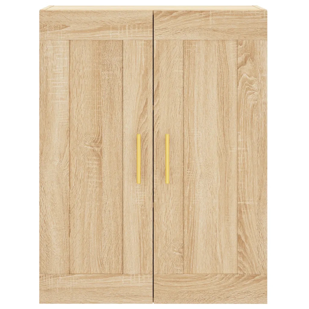 Armadietti a Parete 2 pz Rovere Sonoma in Legno Multistrato 3198004
