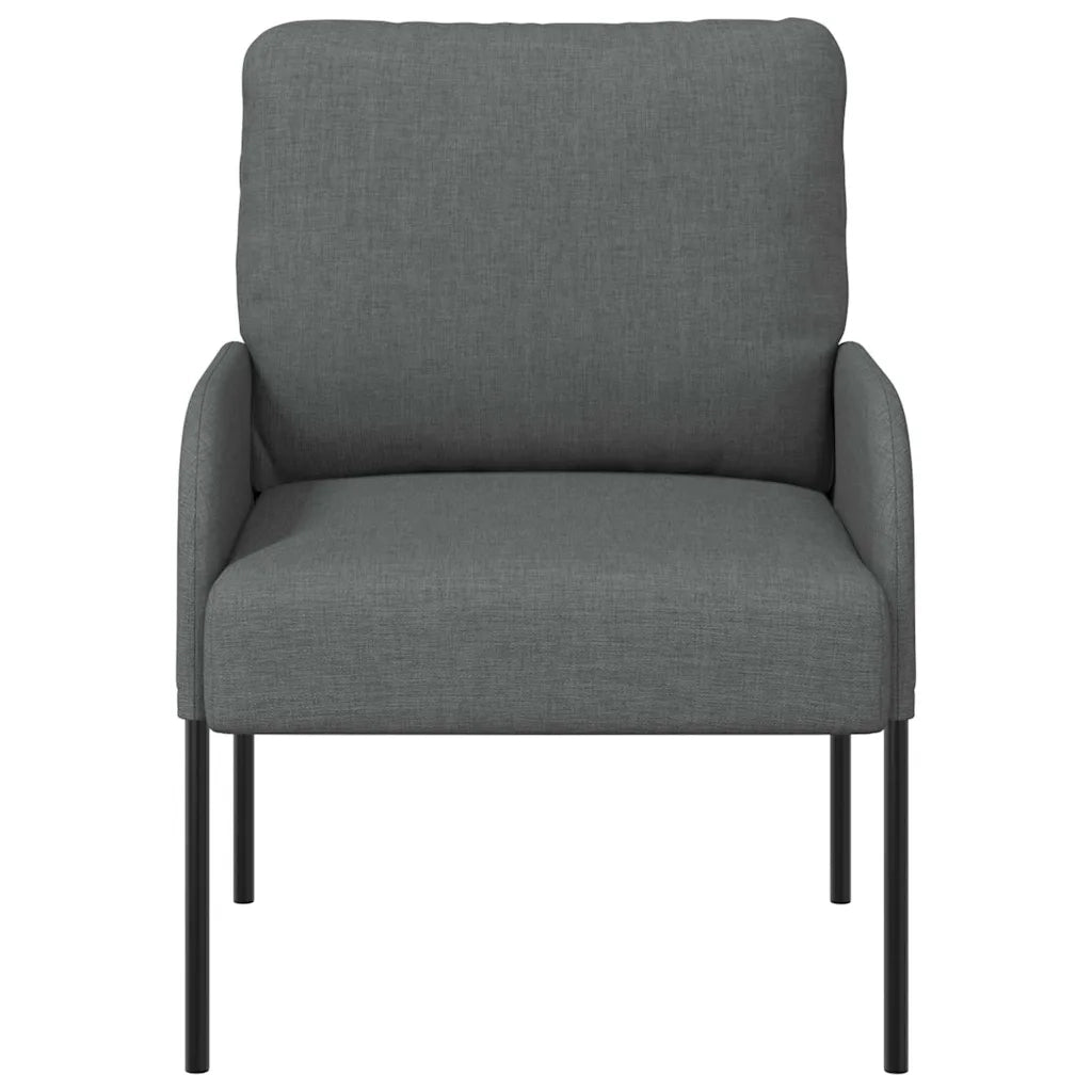 Divano | Divano da soggiorno | Sofa con cuscino 55cm Grigio scuro Legno compensato
