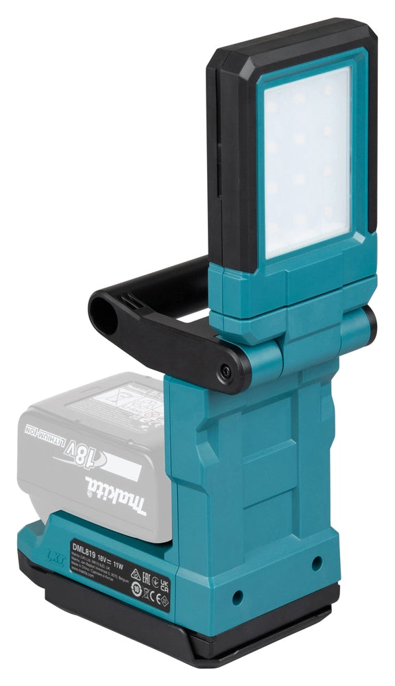 Makita DML819 Lampada LED Magnetica 18V LXT 1200 Lumen Solo Corpo Macchina