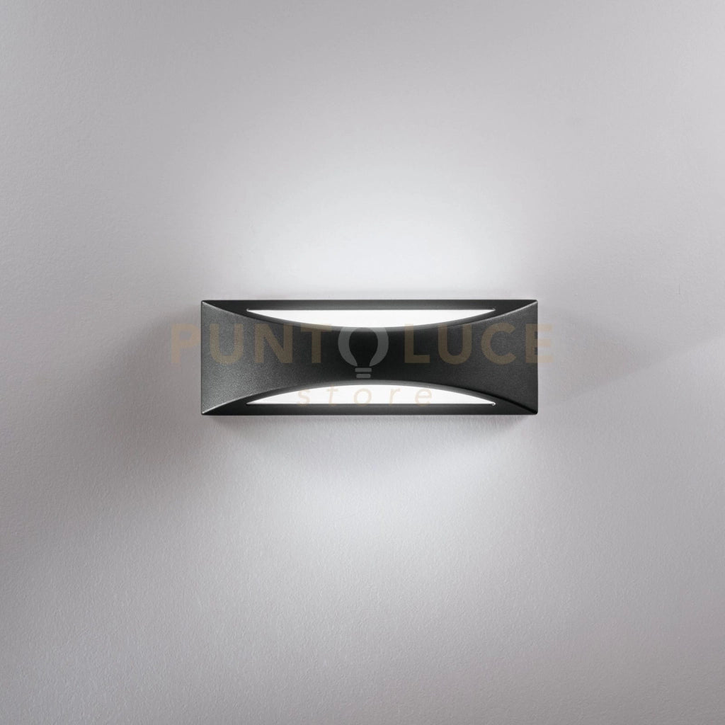 APPLIQUE LED WEISS NERA 16W 1800LM CCT 3000K / 4000K IP54 36X11,3X12CM