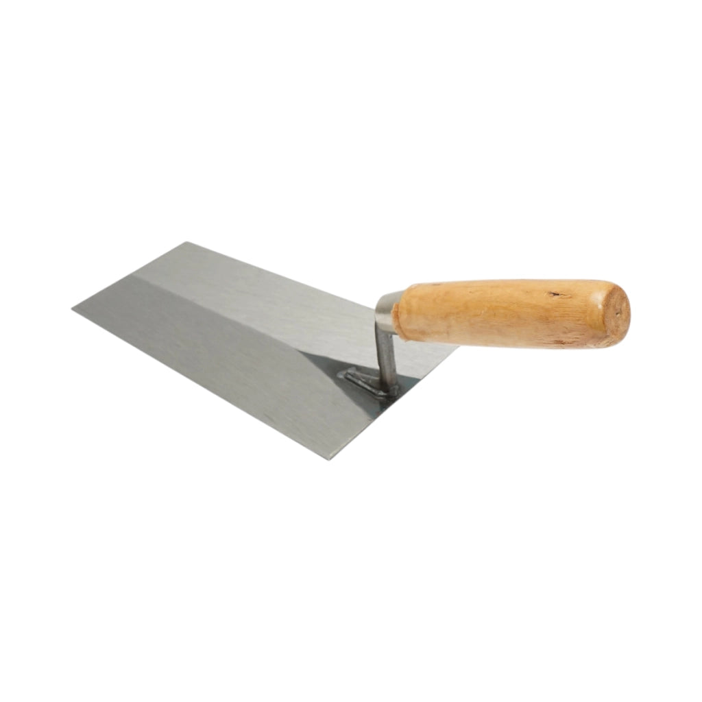 Frattazzo in acciaio inox con lama flessibile 200 × 125 × 100 mm