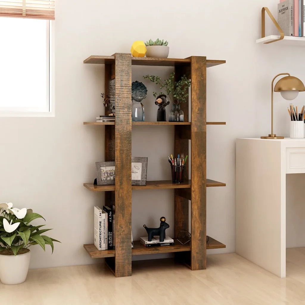 Libreria/Divisorio Rovere Fumo 80x30x123,5 cm 813575
