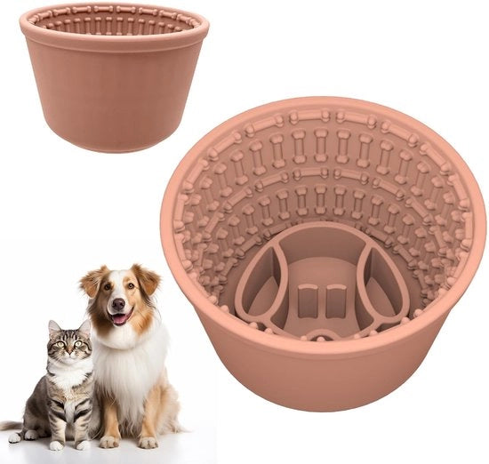 Porta cani in silicone per grandi cani - Grande contenitore a forma di vaso per portare cani fino a 100°C - Resistentente al lavastoviglie - Cibo salutare e prevenzione gonfiore (carni)