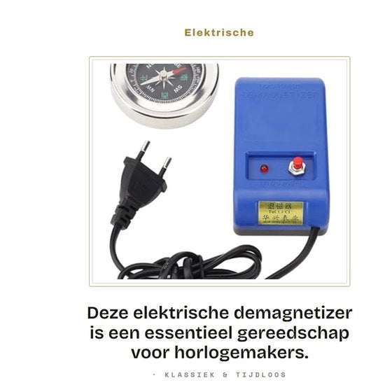 Demagnetizzatore elettrico per orologiai con lungo cavo
