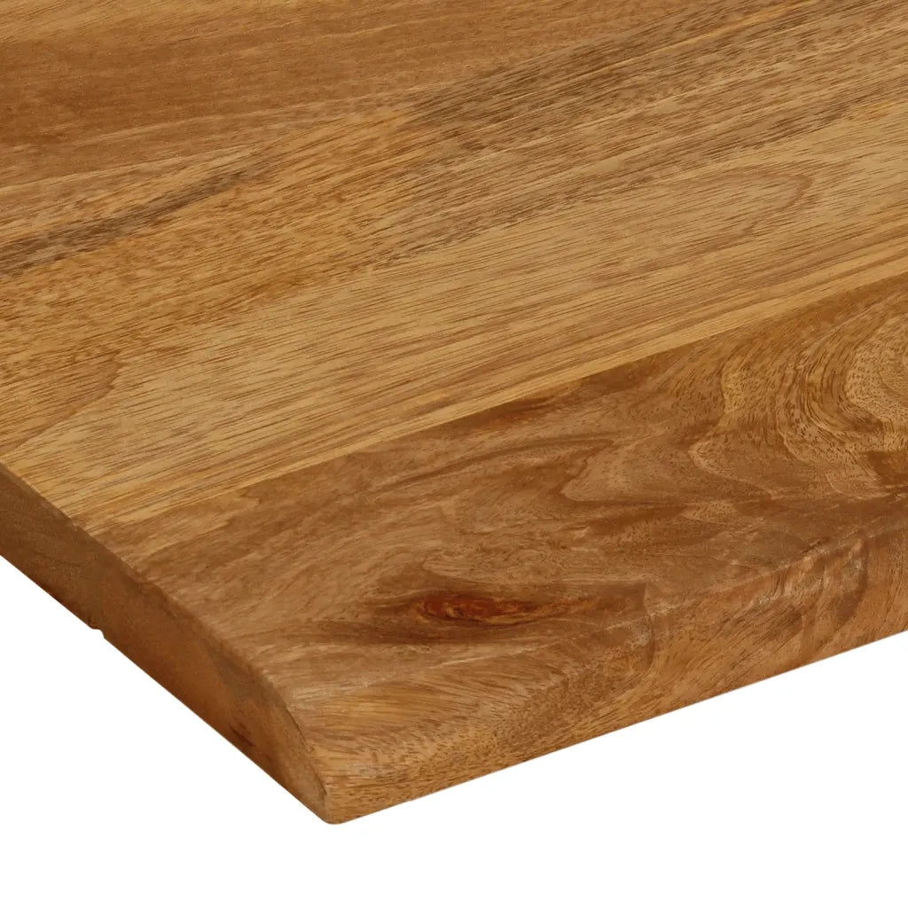 Piano Tavolo Bordi Vivi 40x40x2,5 cm in Legno Massello di Mango 370534